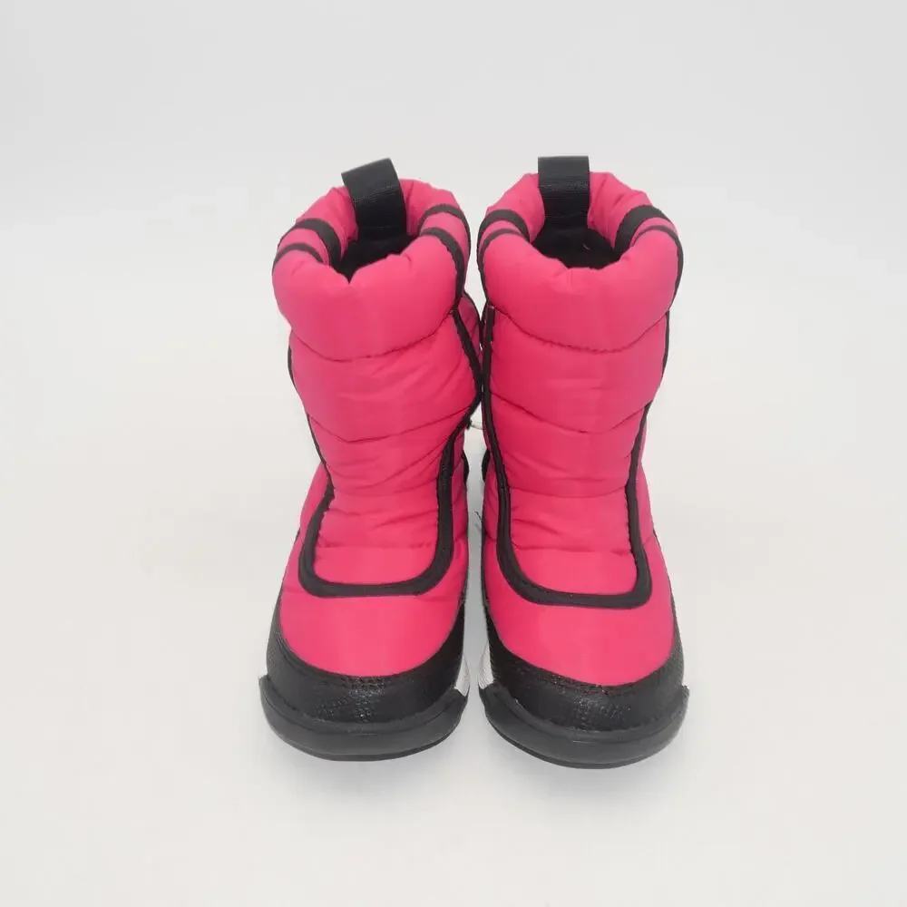 NEW Sorel Whitney II Puffy Waterproof Boots Youth Kids Size 7 Pink Black